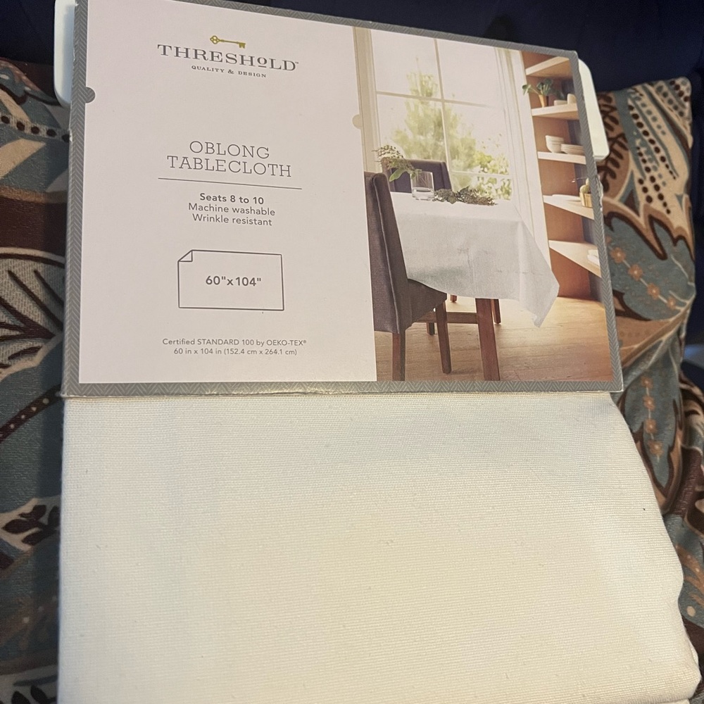 Brand new threshold oblong tablecloth 60X104